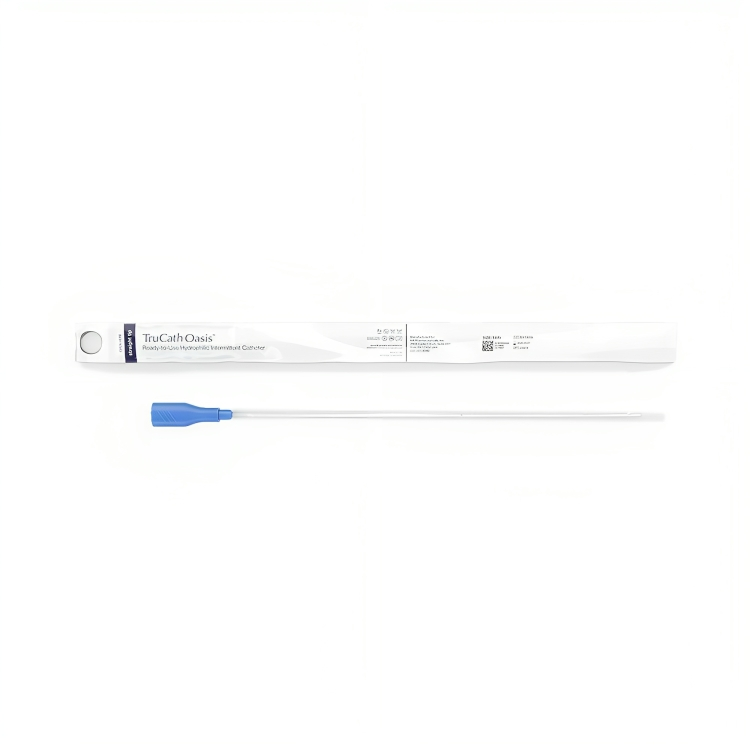 TruCath Oasis® Ready-to-Use Hydrophilic Intermittent Catheter, TruProtect® Grip - Male