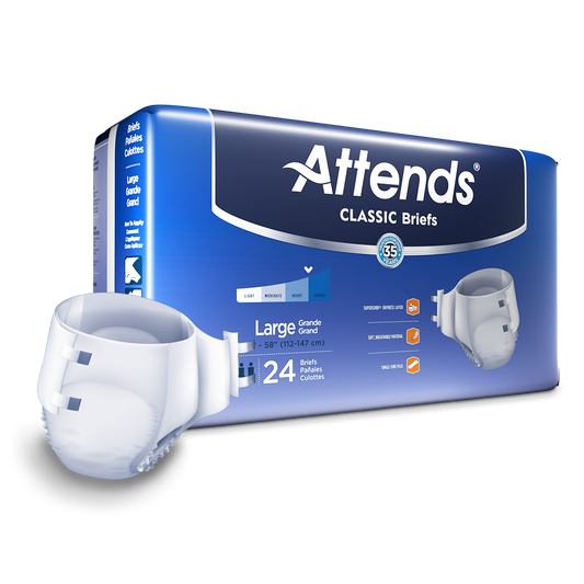 Attends Classic Briefs with Dry-Lock Technology