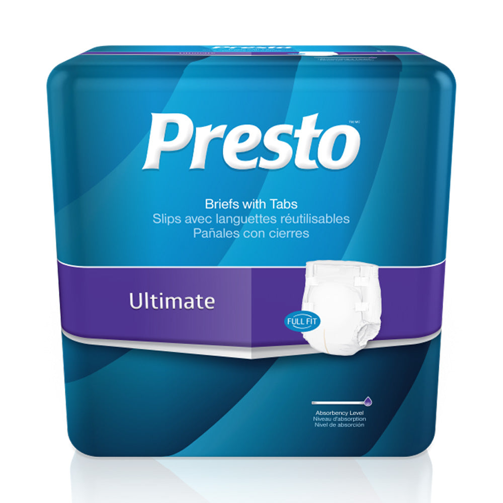 Presto Ultimate Unisex Full Fit Briefs With OdorSecure®