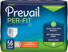 Prevail Per-Fit Protective Underwear - Extra Absorbency - Unisex - White