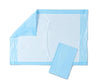 Medline Disposable Blue Underpads (Chux) 17" x 24" - Moderate Absorbency