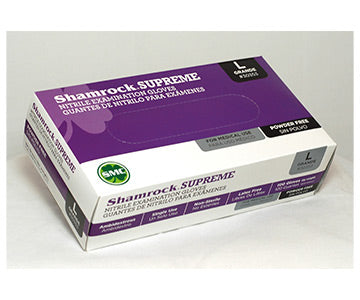 Shamrock Supreme Lightweight Nitrile Powder Free Exam Gloves