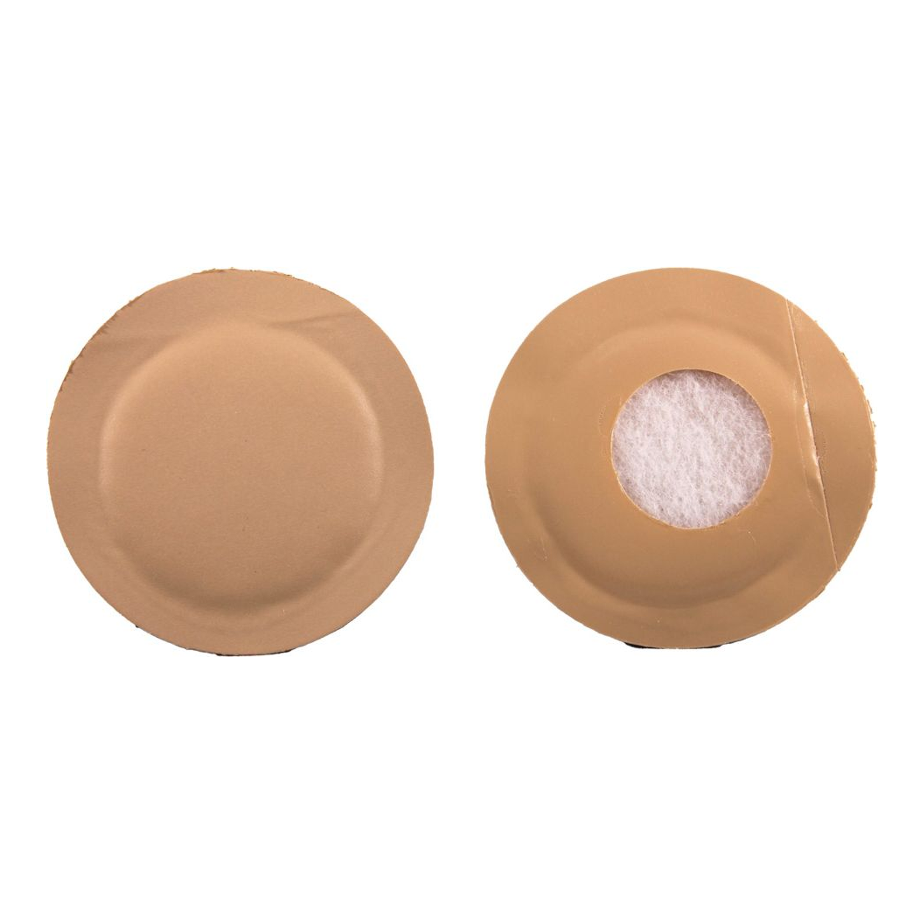 Austin Medical B AMPatch light-absorbency stoma cover, front and absorbent side