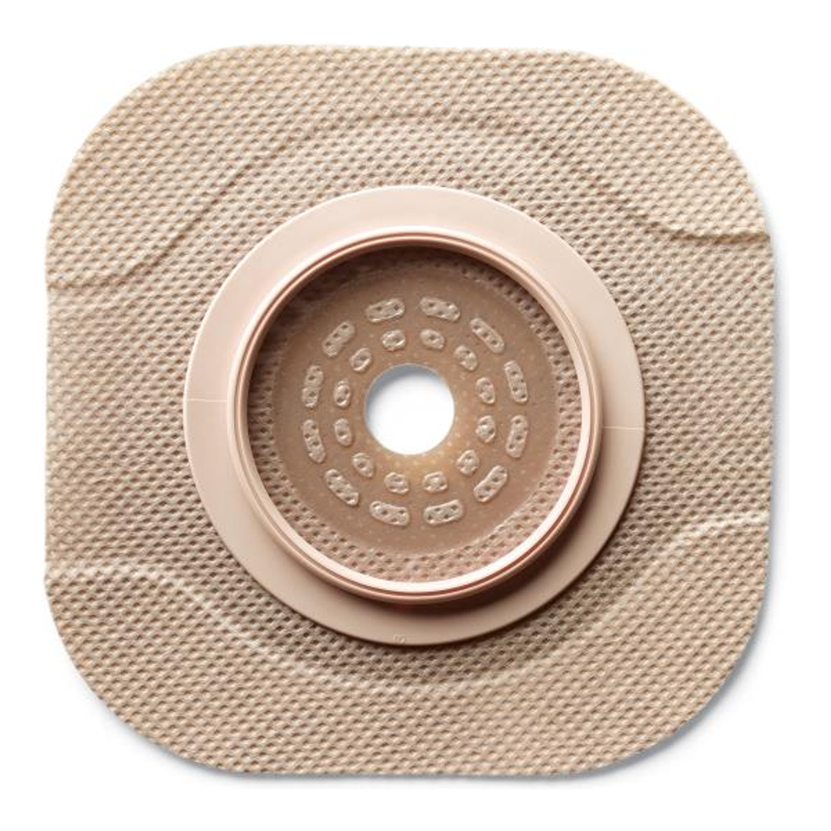 Hollister New Image Flat CeraPlus Skin Barrier with Tape — flange side