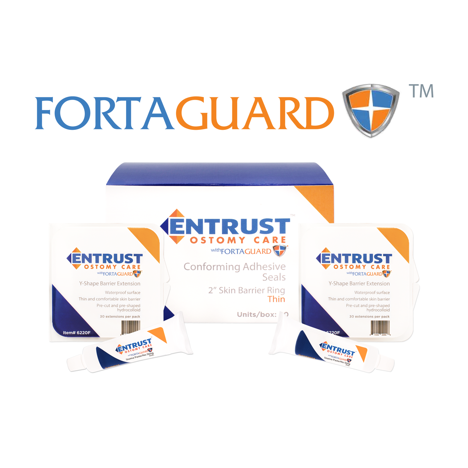 Fortis Entrust FortaGuard ostomy product line