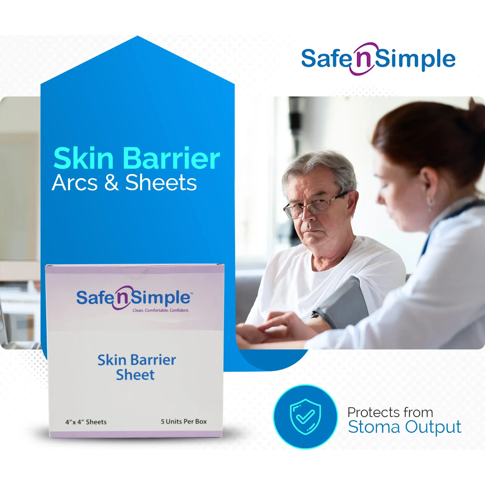 Safe-n-Simple Skin Barrier Sheet overview
