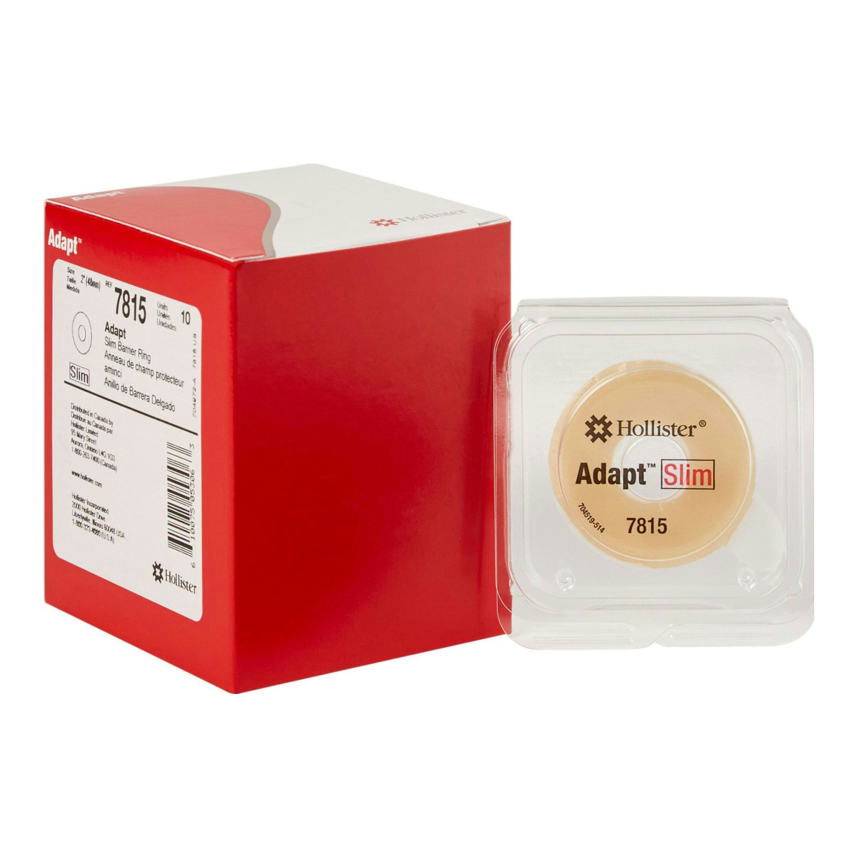Hollister Adapt Slim barrier ring 7815 packaging and individual tray