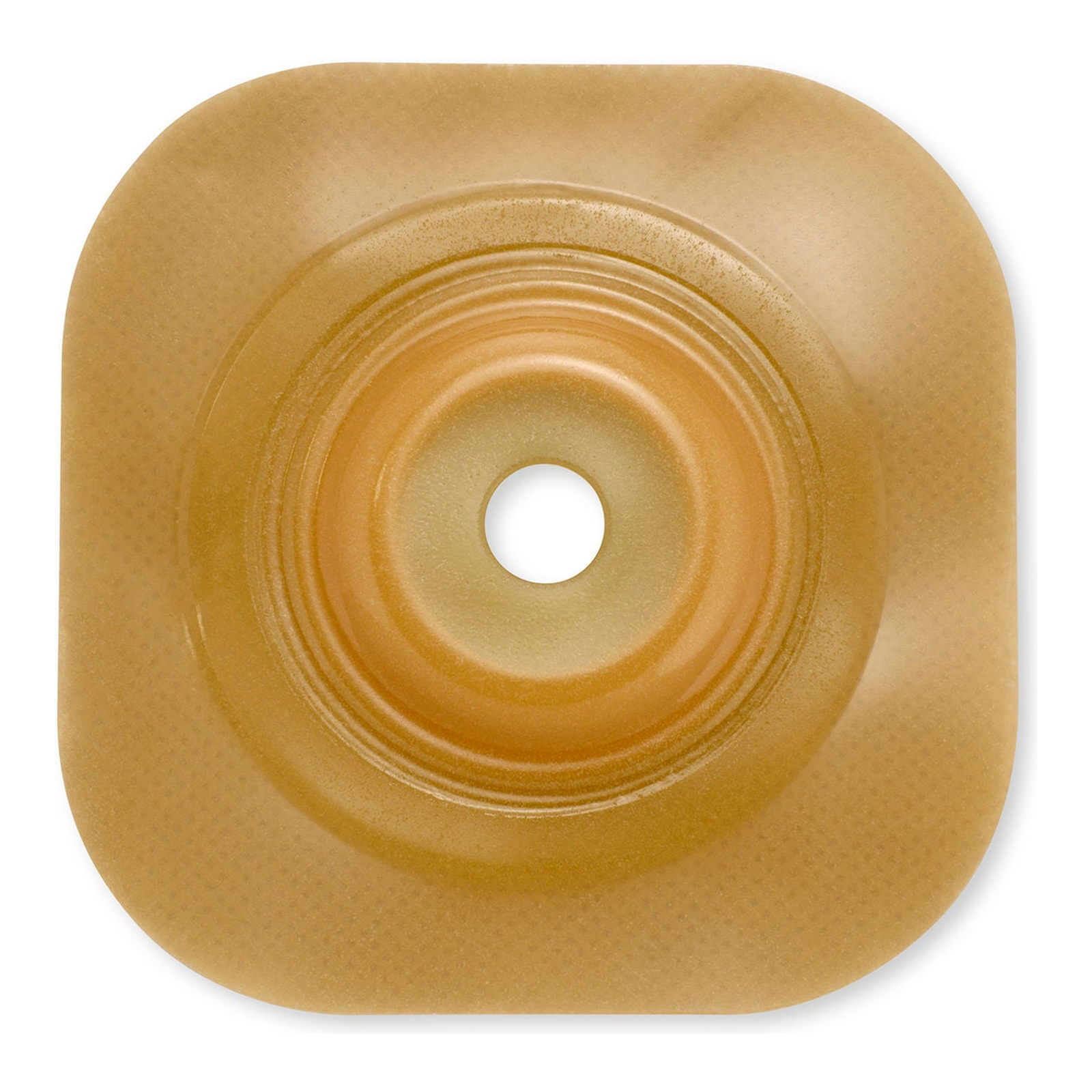 Hollister New Image Convex FlexWear skin barrier with tape — 2-1/4-inch flange, 1-1/4-inch pre-sized opening, skin side
