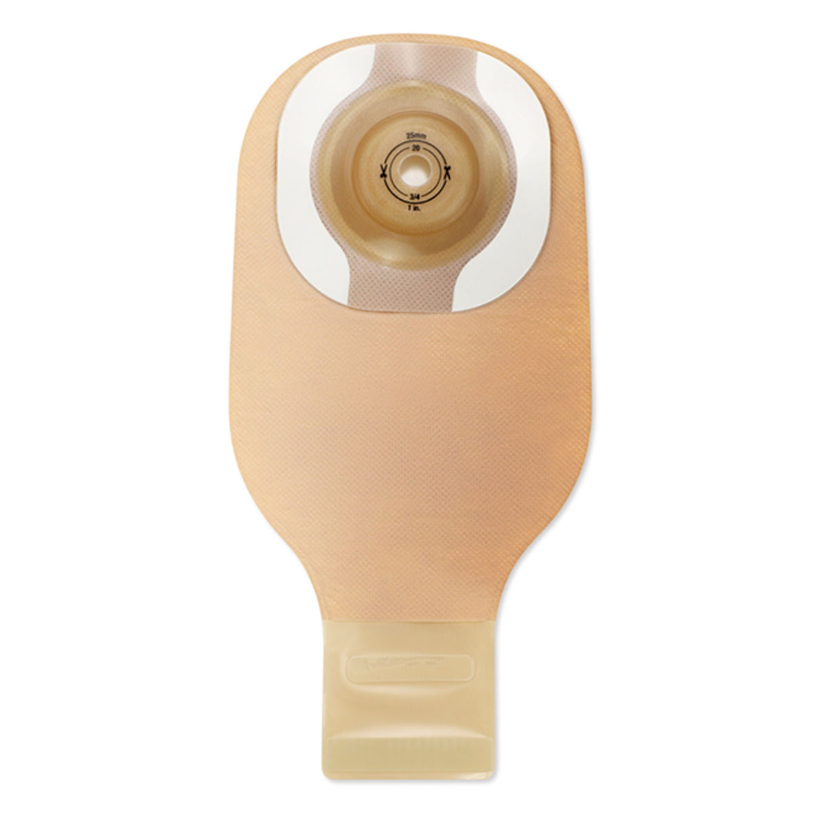 Hollister Premier CeraPlus Convex One-Piece Drainable Ostomy Pouch — back view