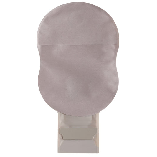 ConvaTec Esteem Body shallow soft-convex one-piece drainable pouch on a white background