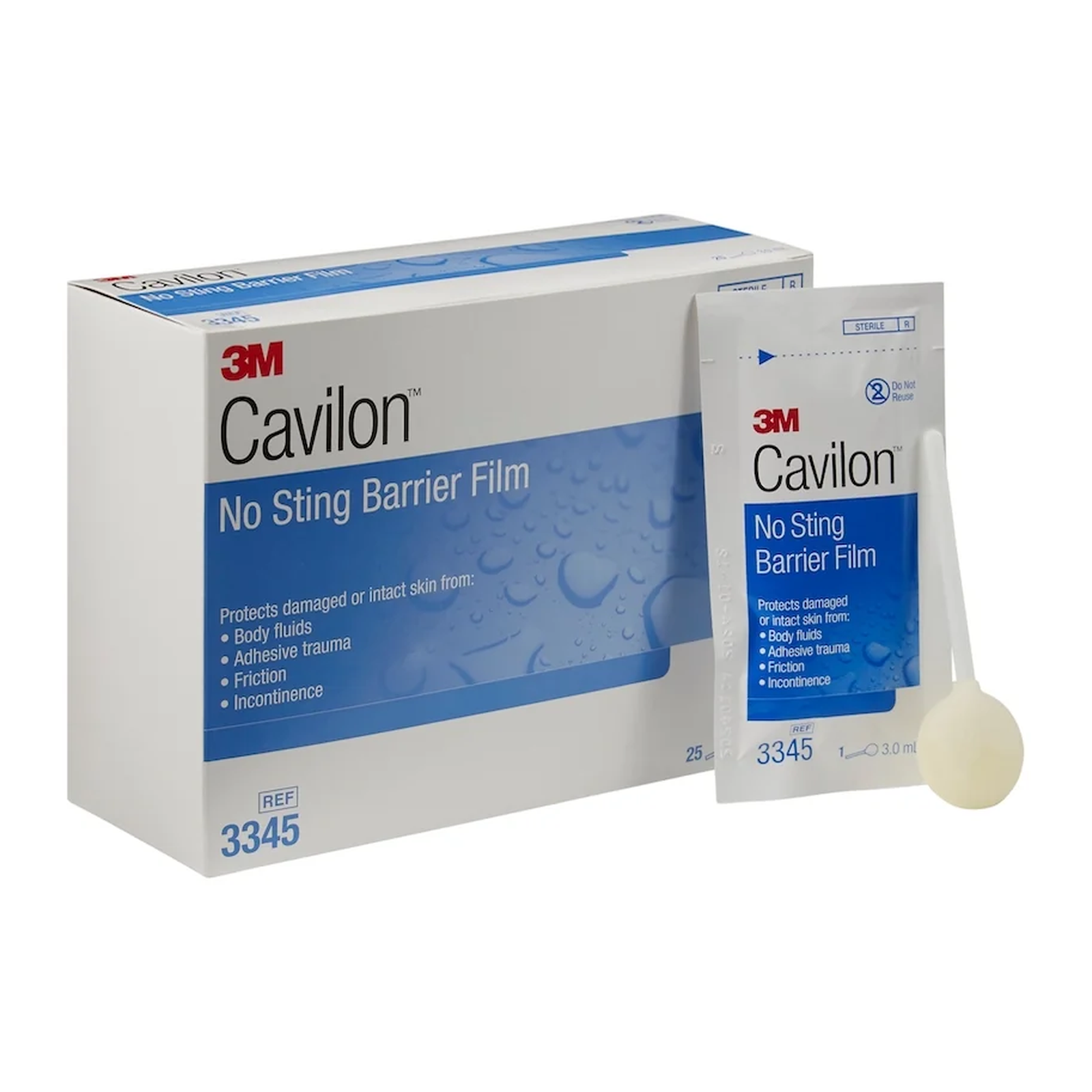 3M 3M Cavilon No Sting Skin Barrier Film Applicator (3M3345) on a white background