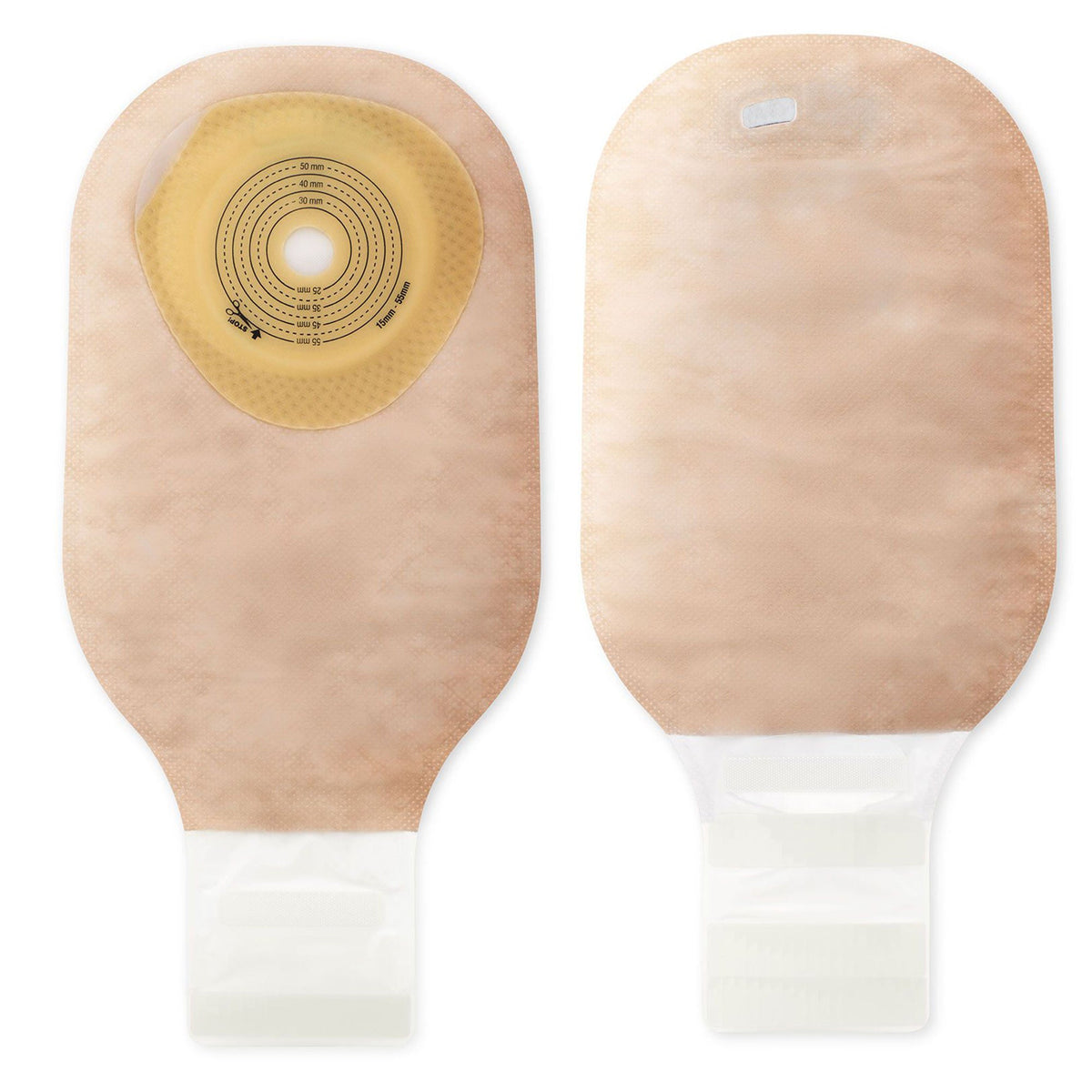 Hollister Premier One-Piece Drainable Ostomy Pouch – 12-Inch Beige — additional view