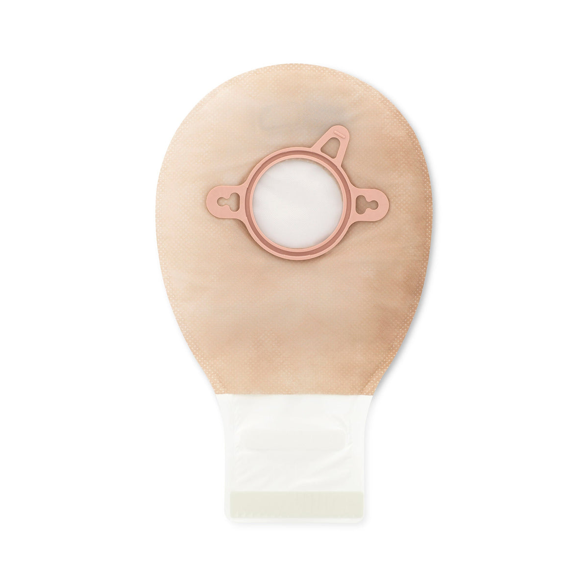 Hollister New Image Two-Piece Drainable Mini Ostomy Pouch – 7-Inch Beige — primary product view
