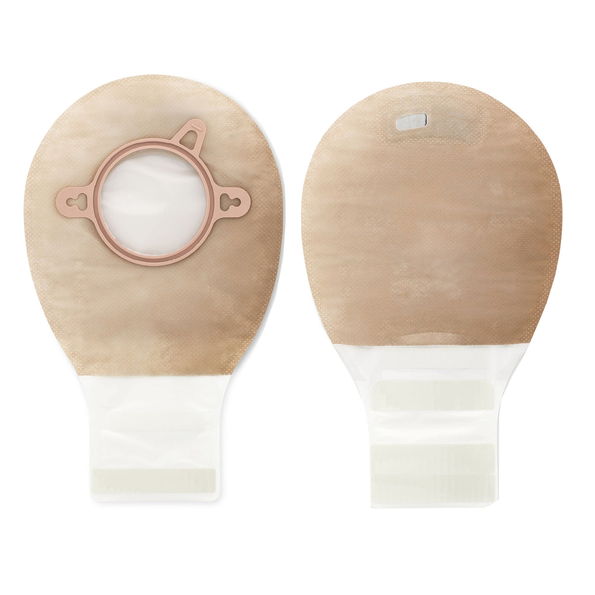Hollister New Image Two-Piece Drainable Mini Ostomy Pouch – 7-Inch Beige — additional exact view
