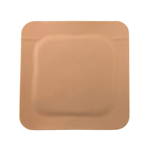 Austin Medical G-1 AMPatch Stoma Cover, 3 x 3 inch with 1 1/8 inch center opening — front view