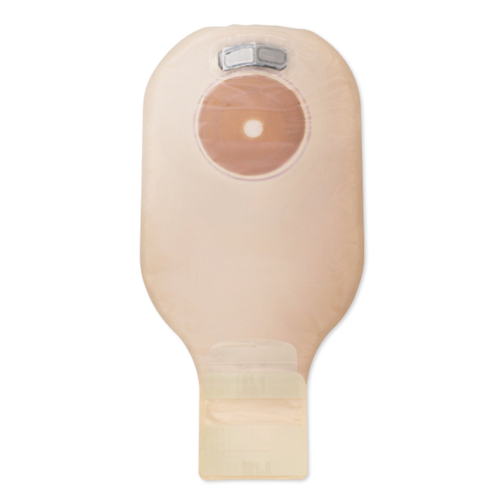 Hollister Premier Soft Convex One-Piece Drainable Ostomy Pouch – 12-Inch Beige with Viewing Option — additional exact view
