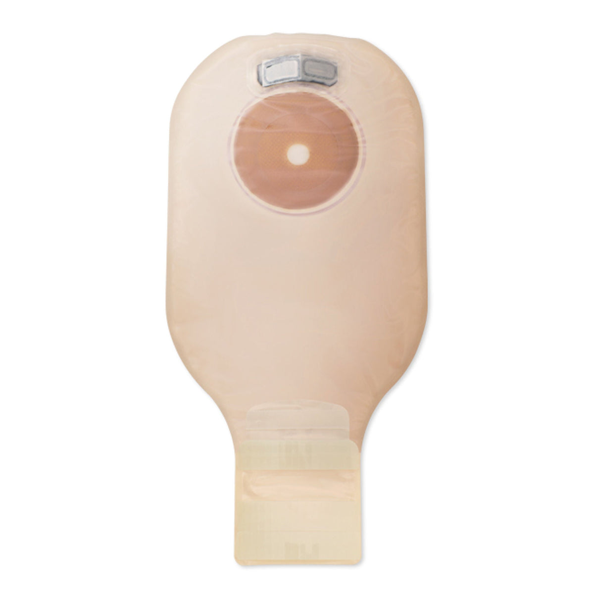 Hollister Premier Soft Convex One-Piece Drainable Ostomy Pouch – 12-Inch Beige with Viewing Option — additional exact view
