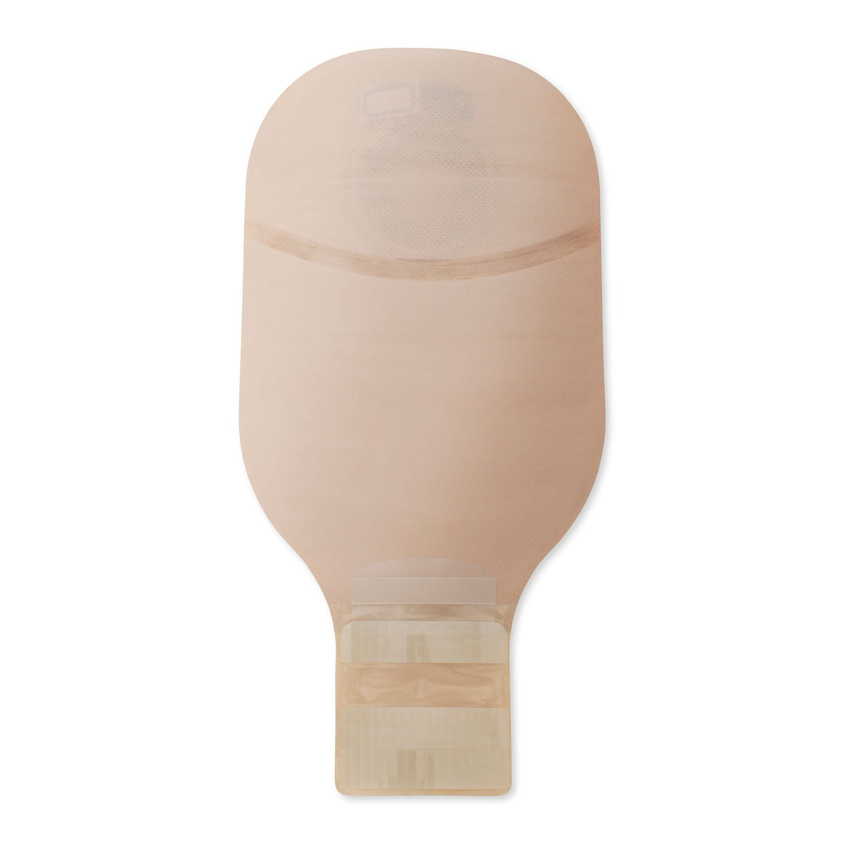 Hollister Premier Soft Convex One-Piece Drainable Ostomy Pouch – 12-Inch Beige with Viewing Option — additional exact view