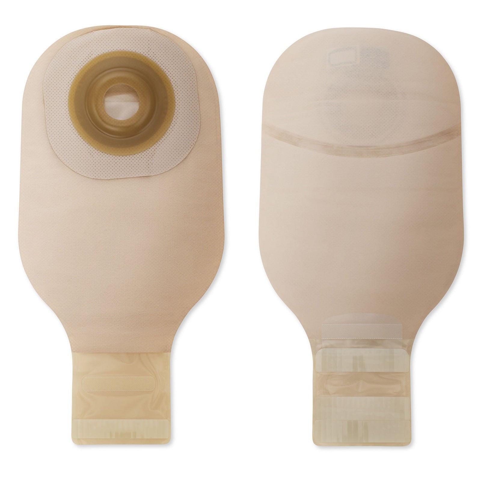 Hollister Premier Soft Convex One-Piece Drainable Ostomy Pouch – 12-Inch Beige with Viewing Option — additional exact view