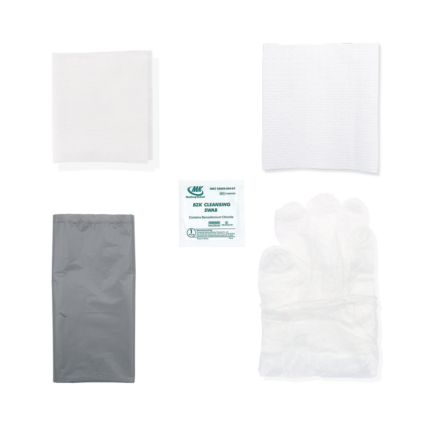 EZ-Advancer® Closed System Catheter Kit with Insertion Supplies - Straight Tip - Female