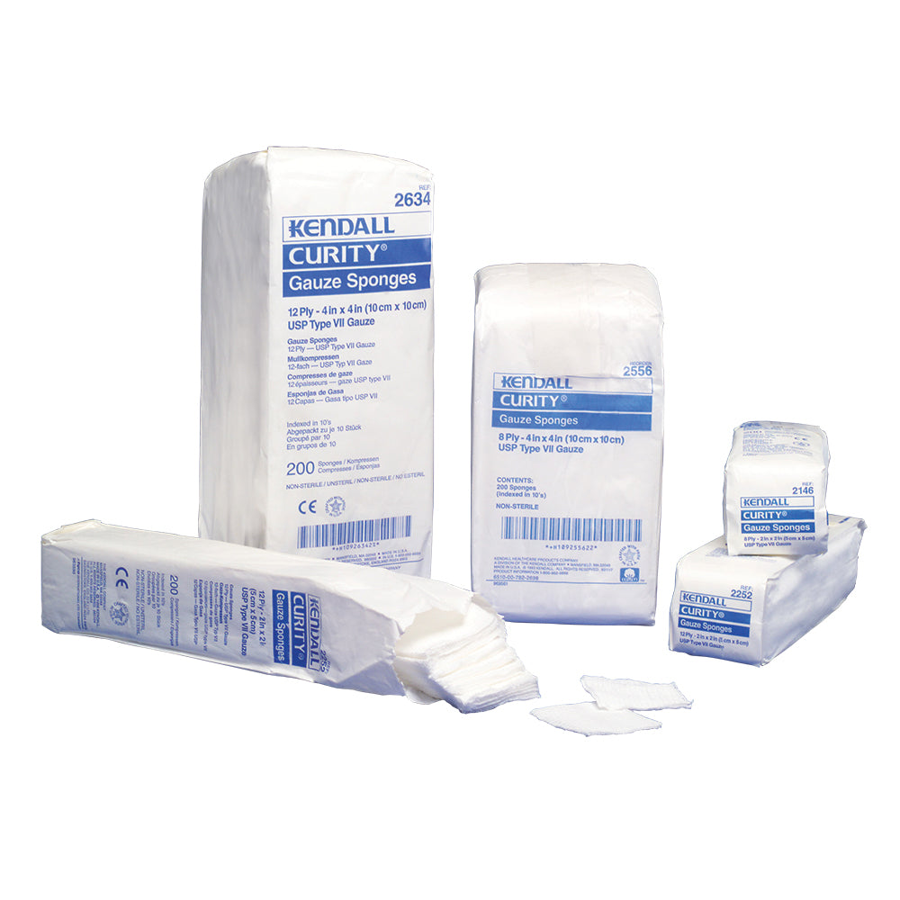 Kendall Covidien Non-Sterile Gauze Sponge 4" x 4"