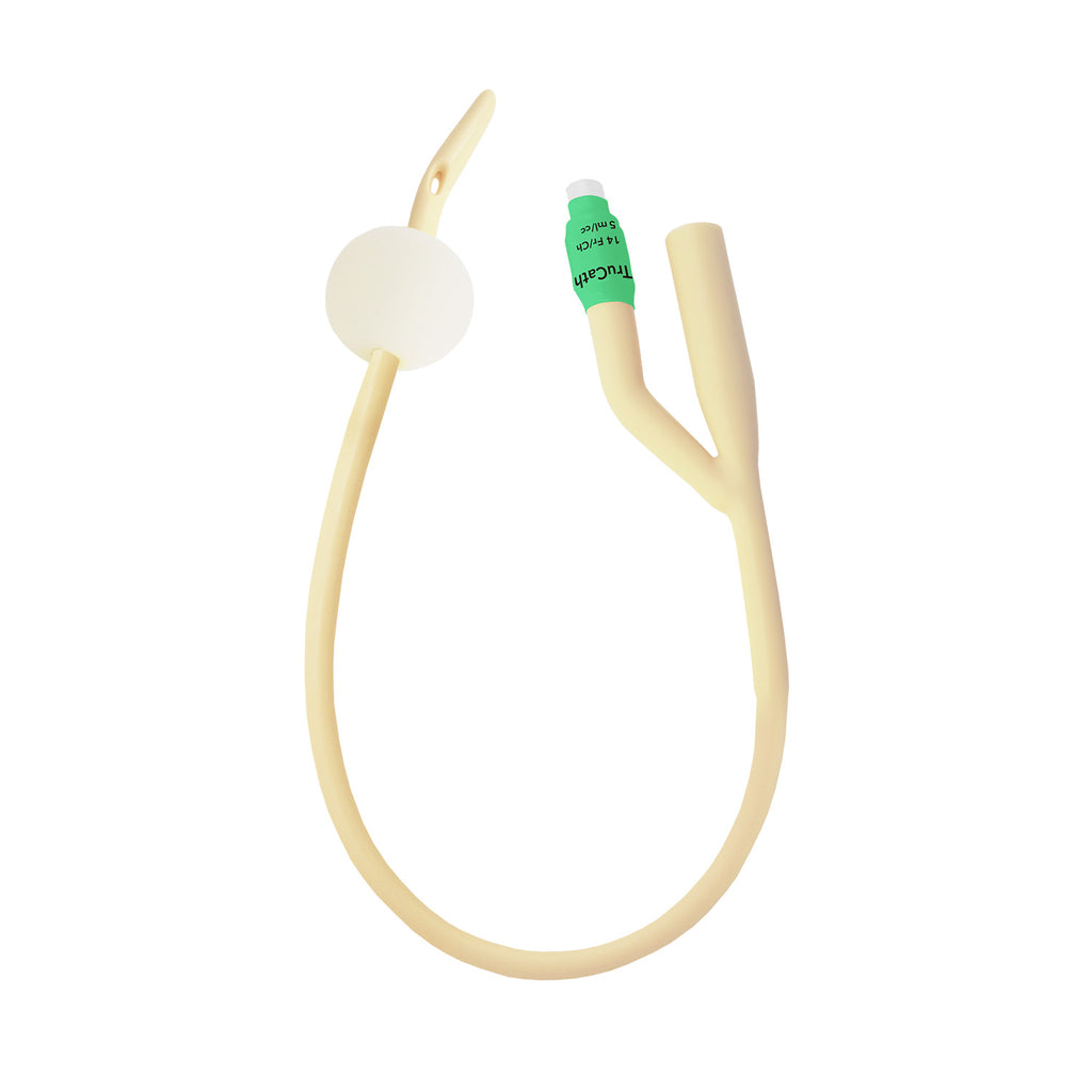 TruCath® Silicone-Elastomer Coated Latex Foley Catheters, Coudé Tip
