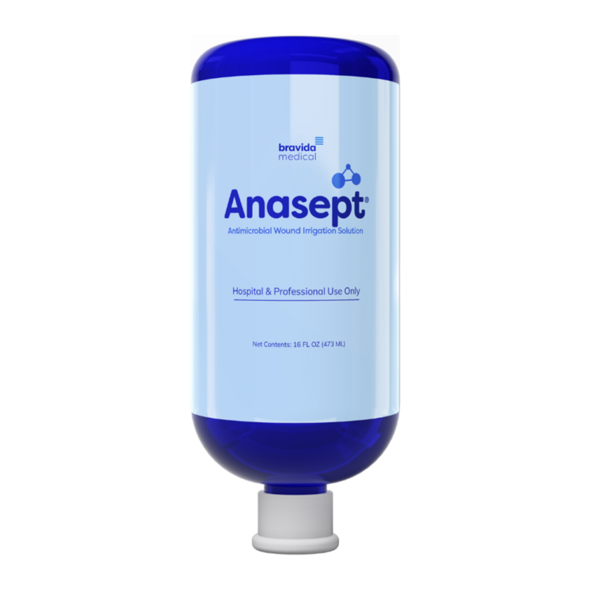 Anasept 4160IC antimicrobial wound irrigation solution 16 oz spikeable bottle