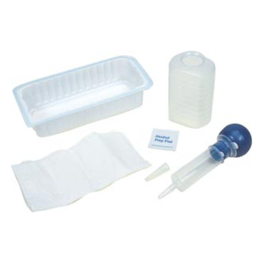 Amsino AS130 Foley irrigation tray with 60 cc bulb syringe