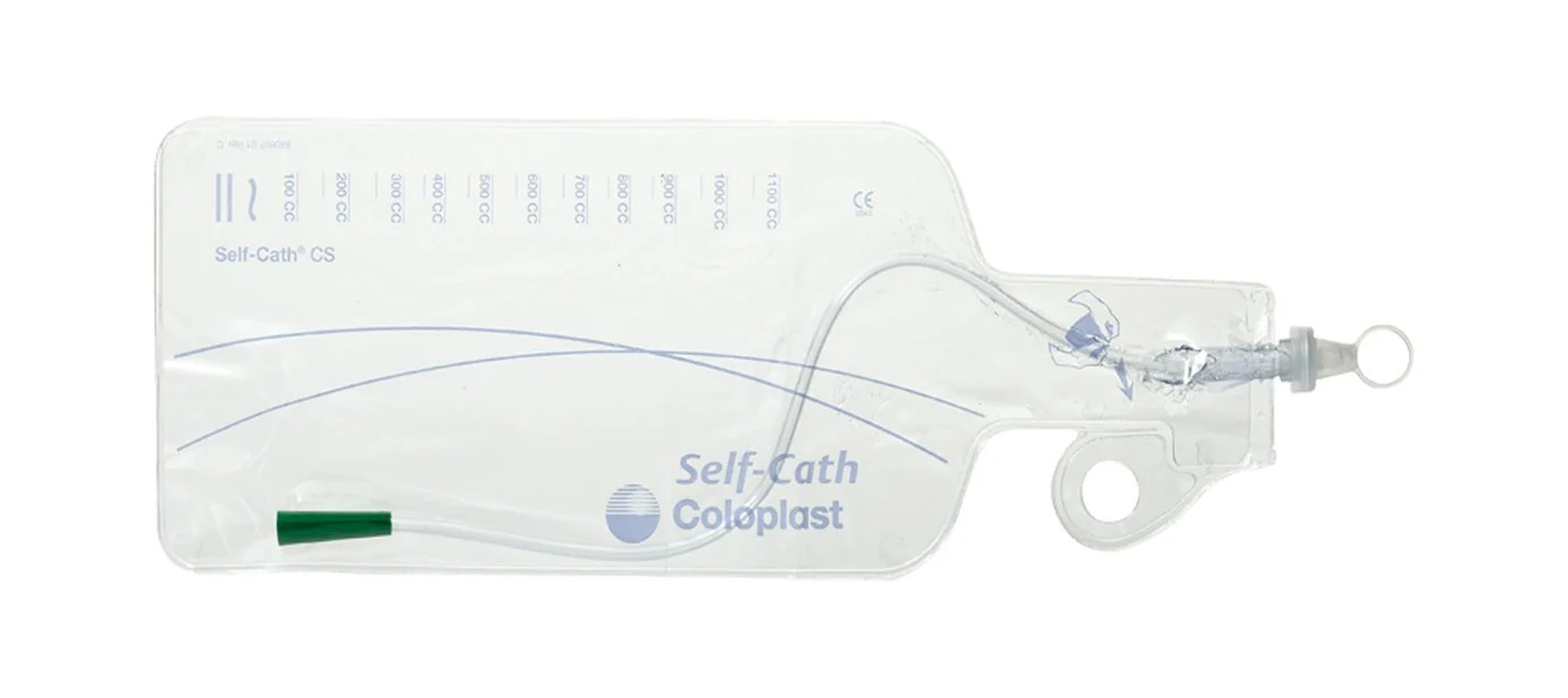 Coloplast Self Cath Closed System NO Insertion Supplies-Olive Coude Tip