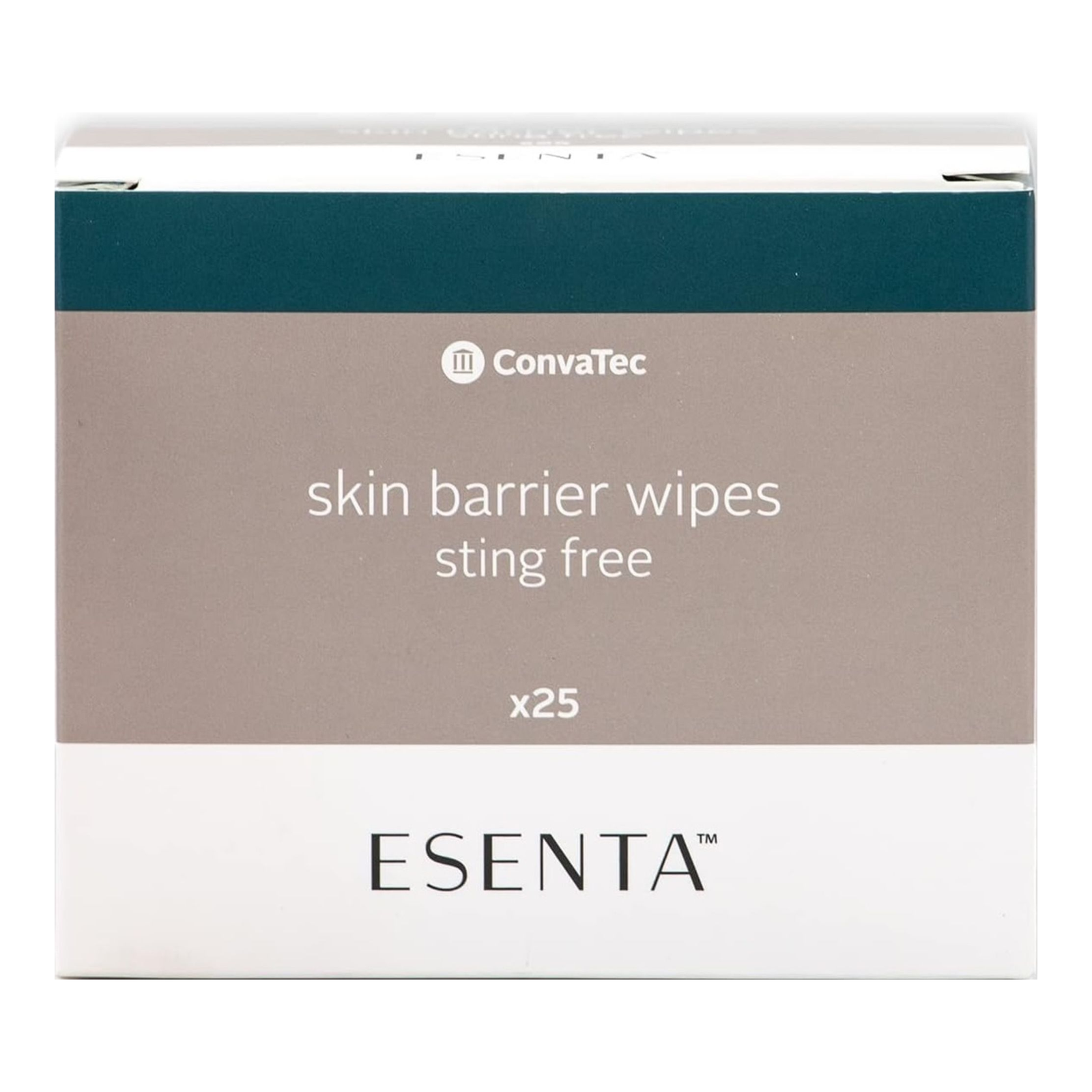 ConvaTec ESENTA sting-free skin barrier wipes, box of 25