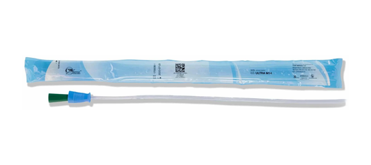 Convatec Cure Ultra Straight Tip Intermittent Catheter - Male (CMULTRAM8, CMULTRAM8-BX) on a white background