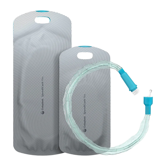 Coloplast Coloplast SpeediCath Flex Pro Coude Tip Intermittent Catheter - Male (CO20010, CO20010-BX) on a white background