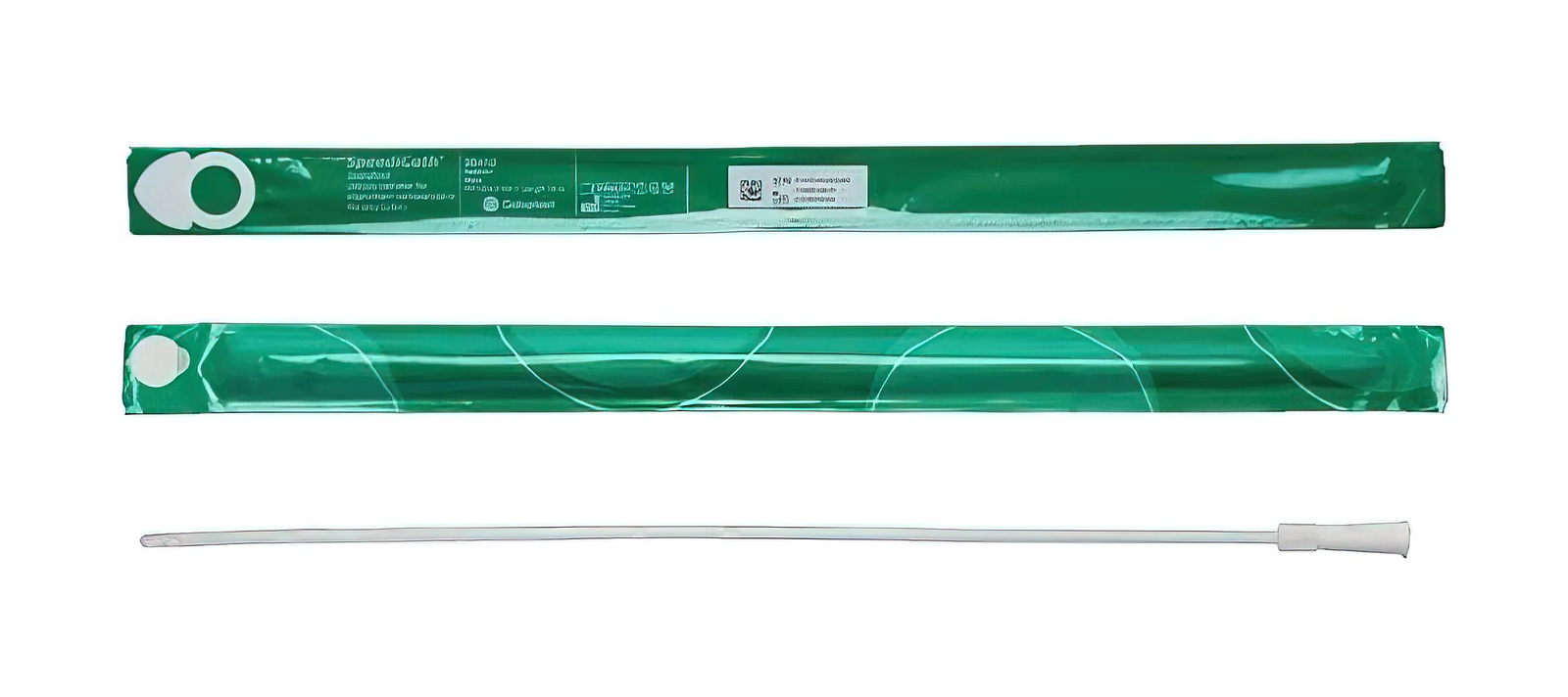 Coloplast Coloplast SpeediCath Hydrophilic Straight Tip Intermittent Catheter - Male (CO28408, CO28408-BX) on a white background