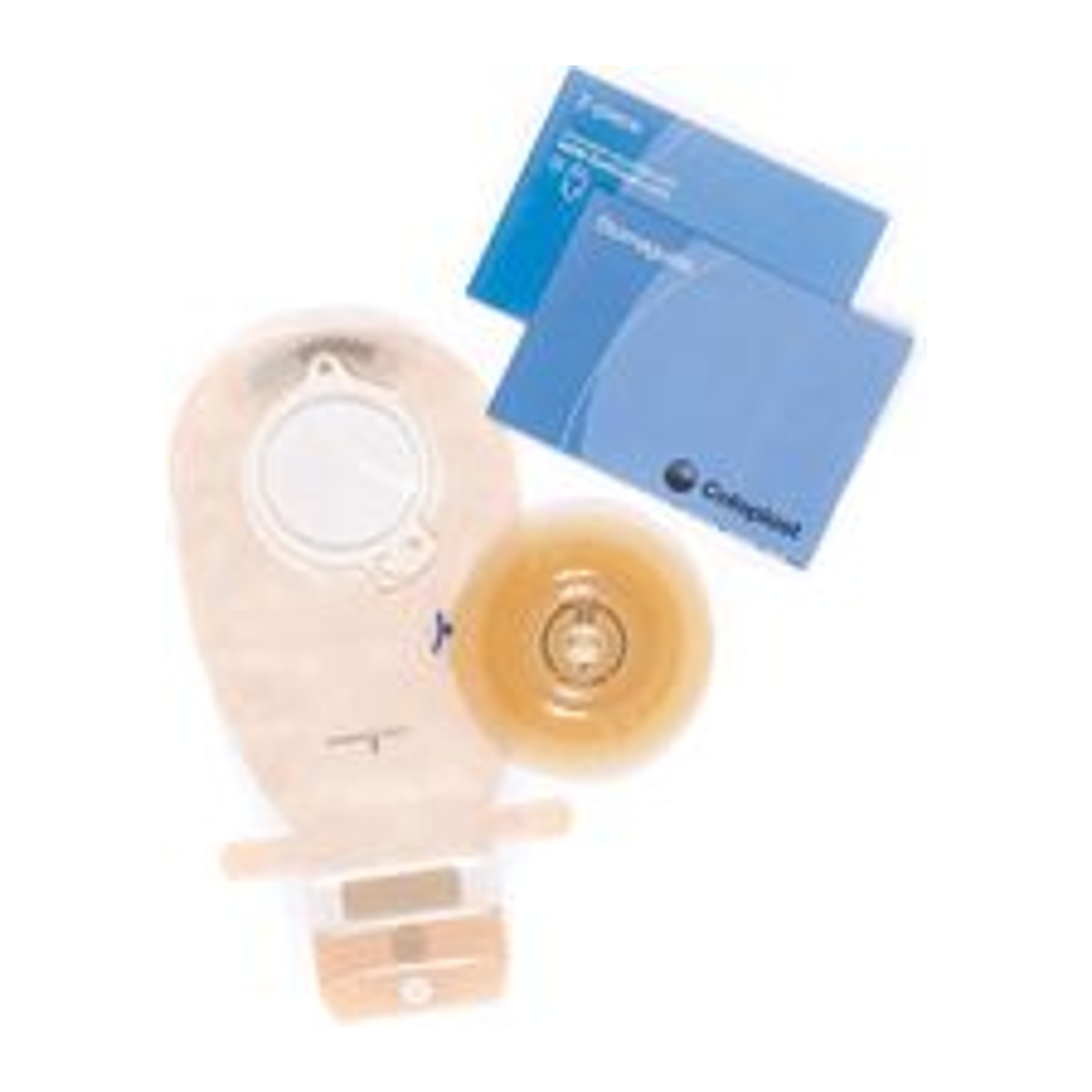 Coloplast Assura Barrier and MAXI drainable pouch single-use kit; flat or Convex Light barrier varies by selected exact SKU