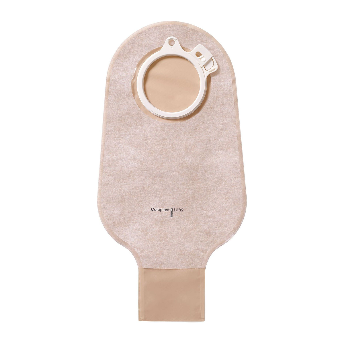 Coloplast Assura Two-Piece MAXI Drainable Pouch, Clamp Closure, No Filter on a white background