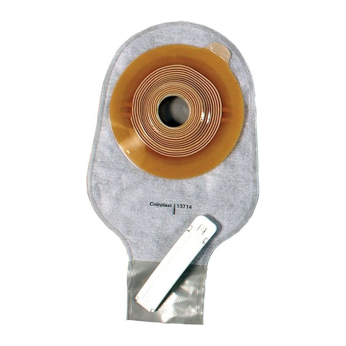 Coloplast Assura Deep Convex MAXI transparent one-piece drainable ostomy pouch with separate clamp closure