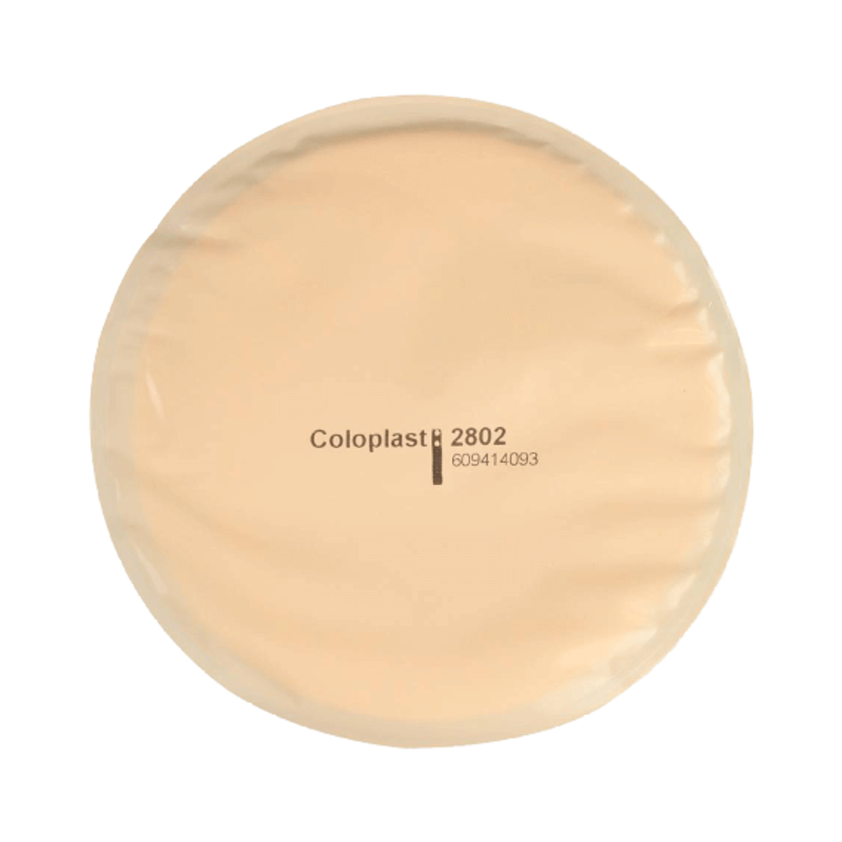 Coloplast Assura 2-piece stoma cap, opaque front view, item 2802