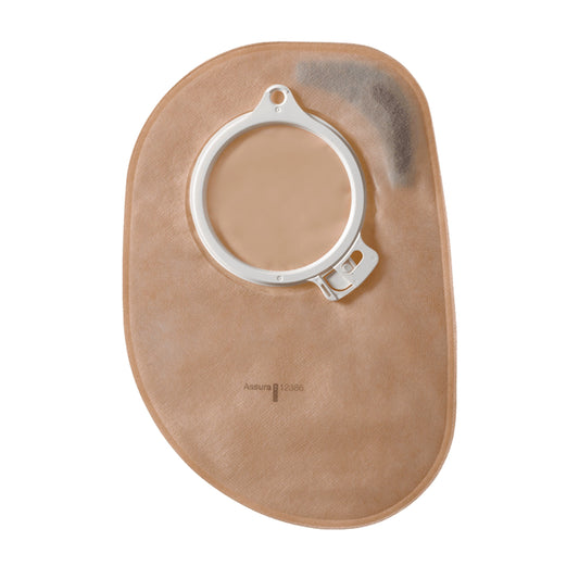 Coloplast Assura two-piece closed pouch in transparent