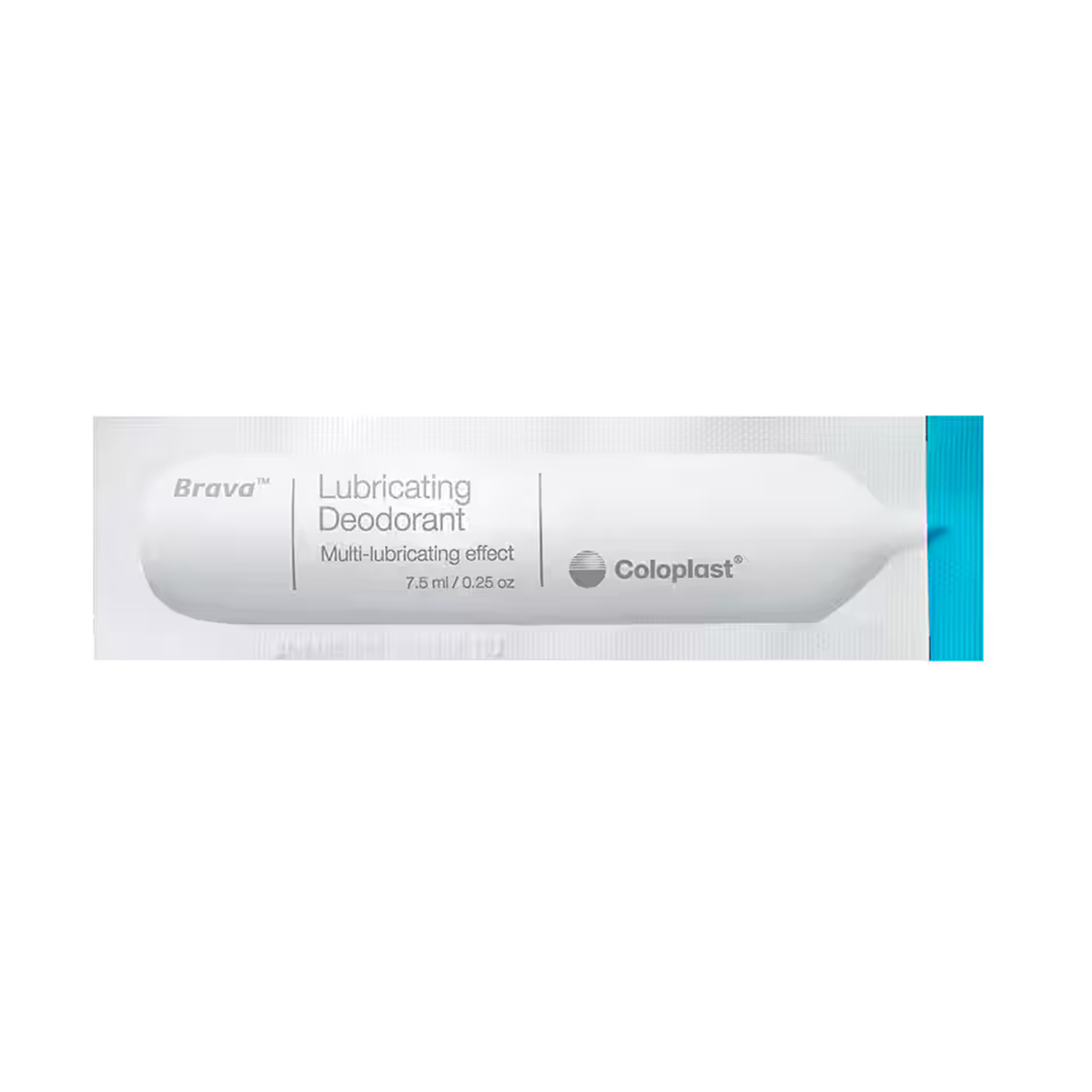 Coloplast Brava Lubricating Deodorant 0.25 oz sachets box of 20