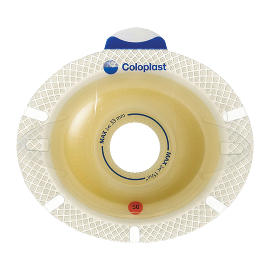 Coloplast SenSura Click Xpro Convex Light extended-wear barrier; exact 11025 image represents this product line. Coupling color and opening markings vary by selected SKU.