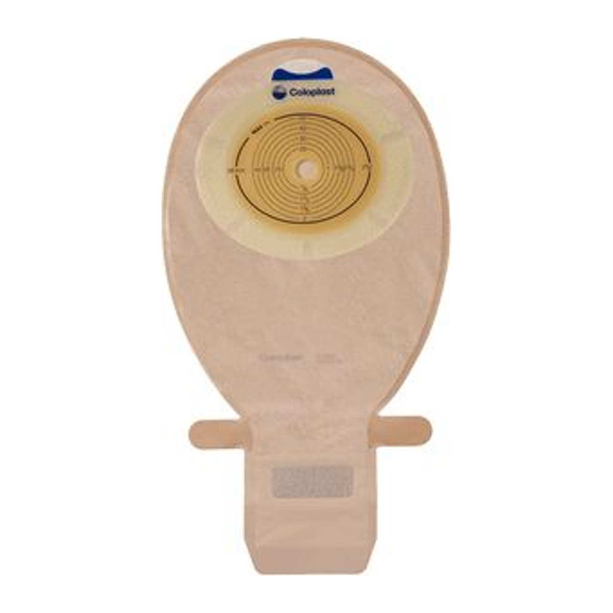 Coloplast SenSura Flat MAXI one-piece drainable pouch with EasiClose WIDE outlet.