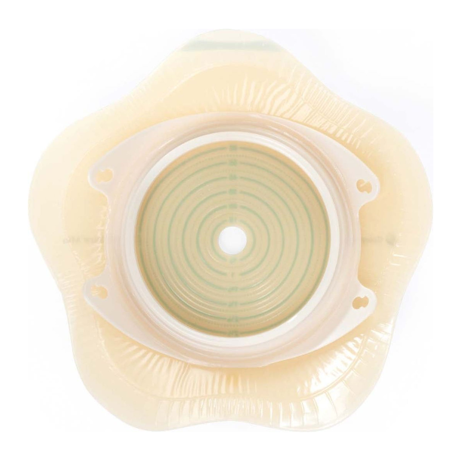 Coloplast SenSura Mio Click Convex Flip extended-wear ostomy barrier; exact 18520 representative view. Coupling color and opening size vary by selection.