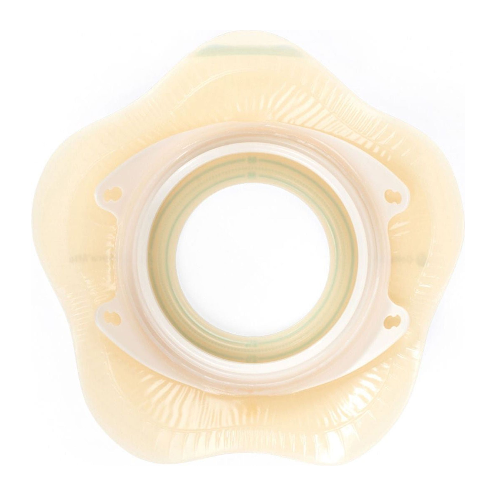 Coloplast SenSura Mio Click Convex Flip extended-wear ostomy barrier; exact 18532 view. Coupling color and opening size vary by selection.