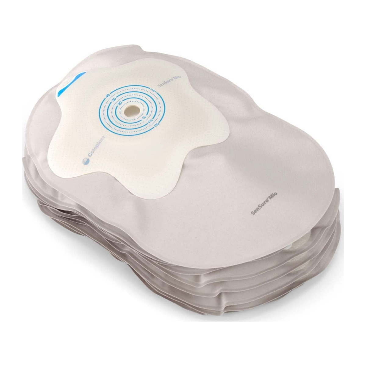 Coloplast SenSura Mio Convex Flip MAXI one-piece closed pouch, small 40 mm barrier, exact CST18152 group view.