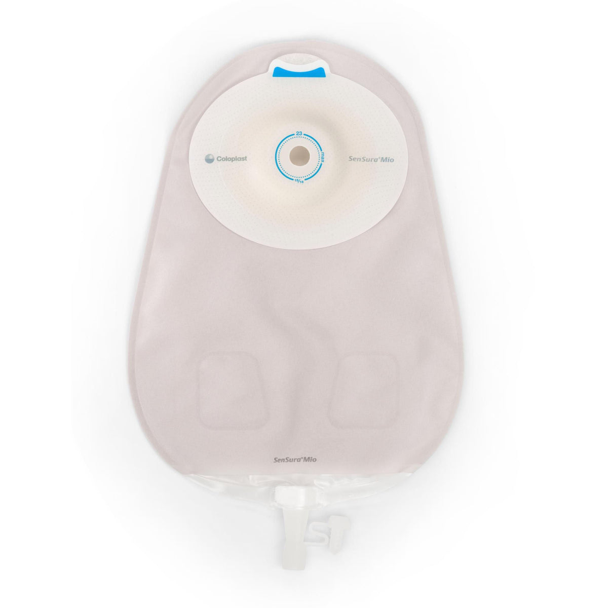 Coloplast SenSura Mio Extended Wear One-Piece Urostomy Pouch – Convex Deep, Maxi Opaque. Exact CST16855 product image; selected opening varies by size.
