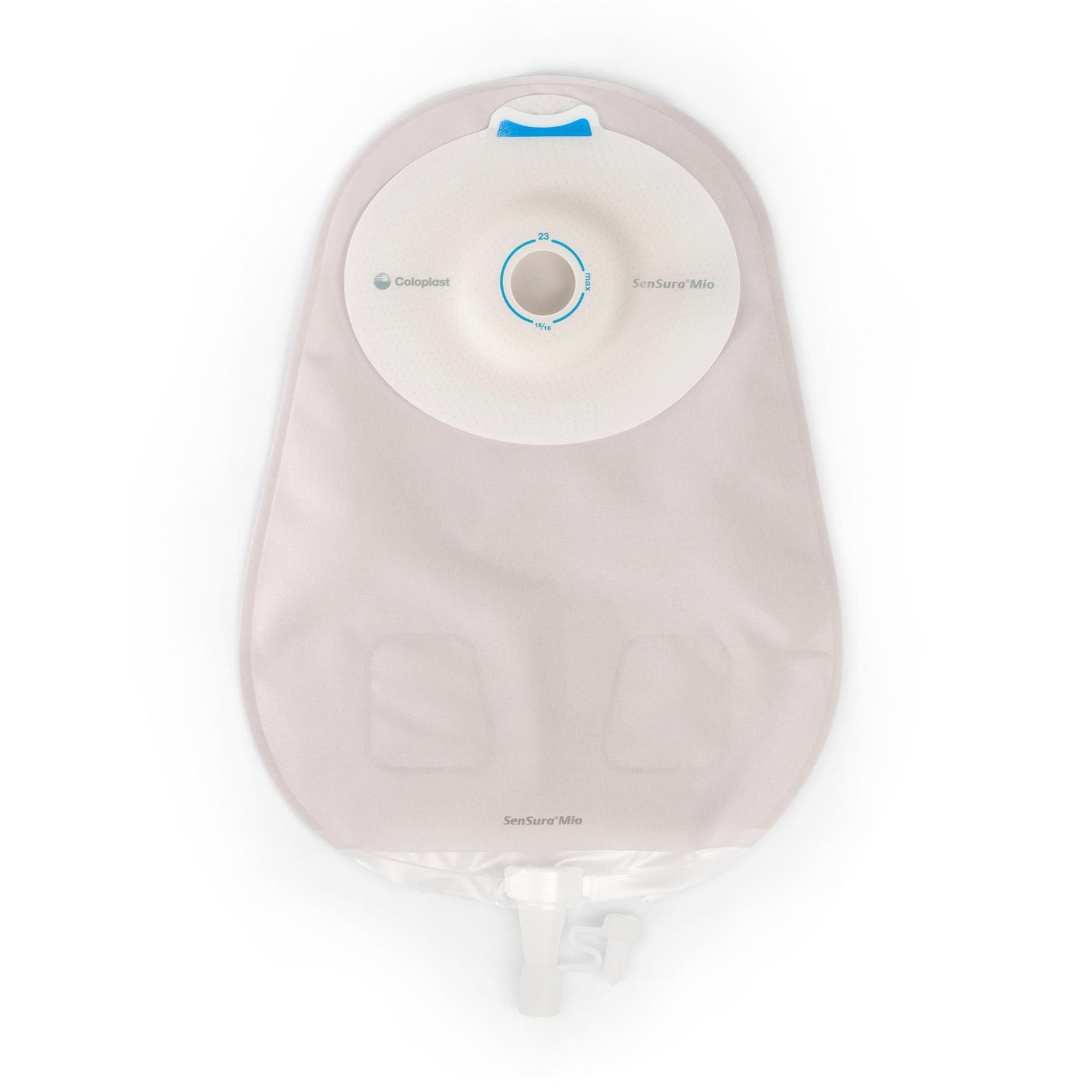 Coloplast SenSura Mio Extended Wear One-Piece Urostomy Pouch – Convex Light, Maxi Opaque. Exact CST16830 product image; selected opening varies by size.