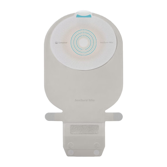 Coloplast SenSura Mio Flat XXL transparent drainable pouch with filter