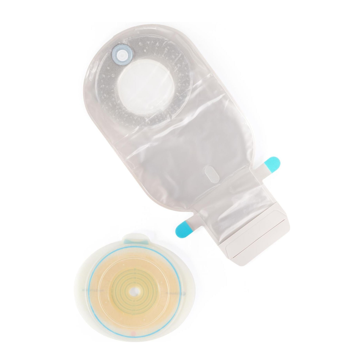 Coloplast SenSura Mio Flex two-piece drainable pouch kit, exact CST21009 front view on white