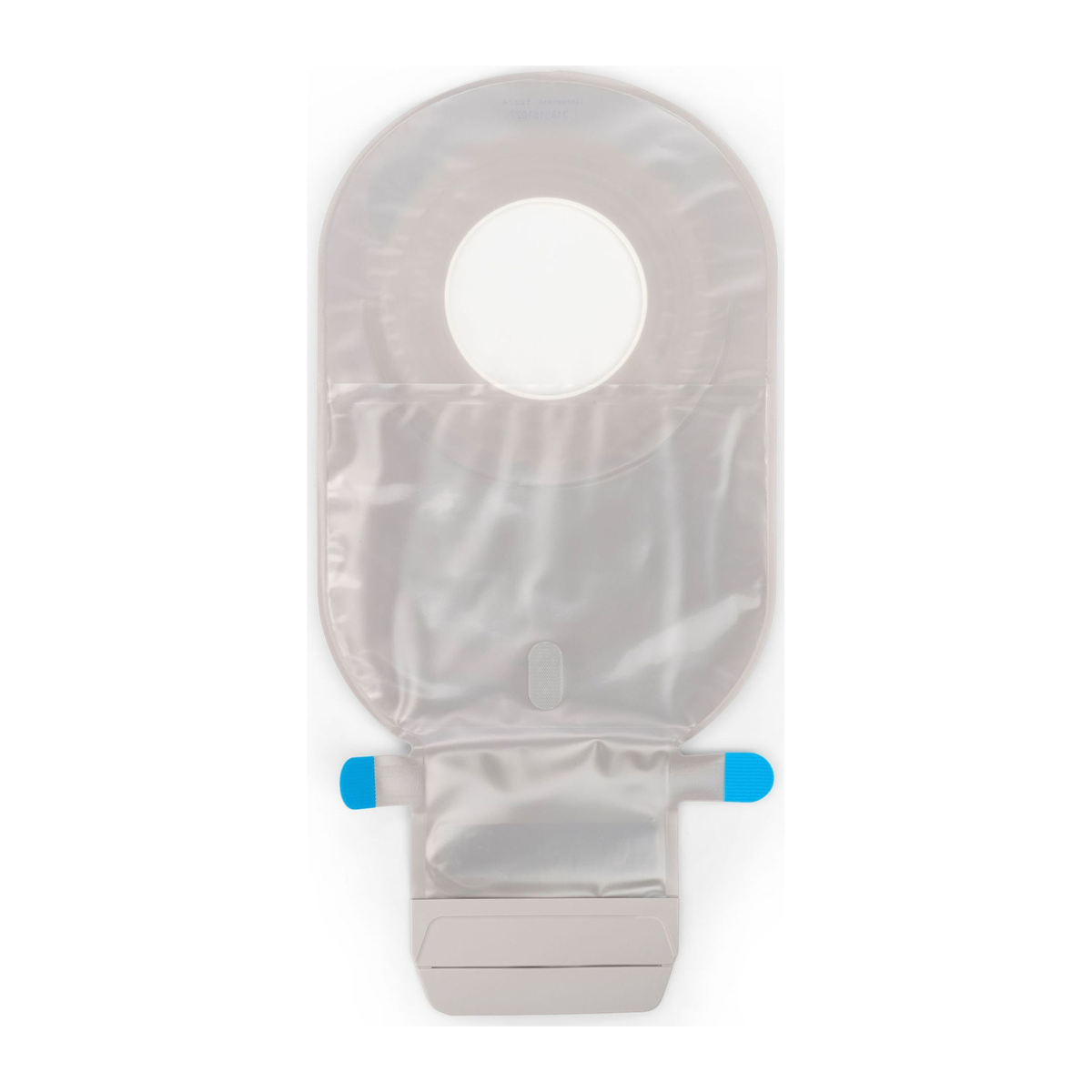 Coloplast SenSura Mio Flex transparent MAXI drainable pouch component 12274 for kit 21012 on white