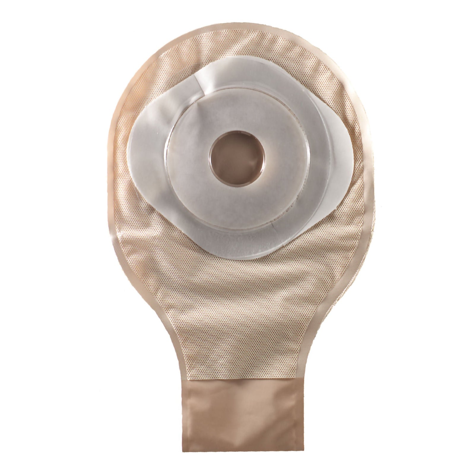Representative ConvaTec ActiveLife 10-inch opaque one-piece drainable pouch; pre-sized opening varies by selected size.